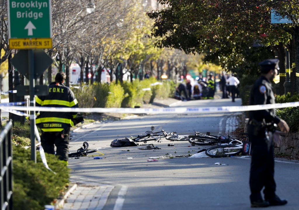 Un terrorista mata a ocho personas en un atropello múltiple en NY