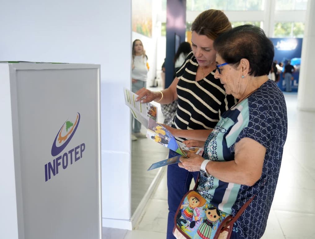 Pabellón de INFOTEP en la Feria Internacional del Libro 2025.