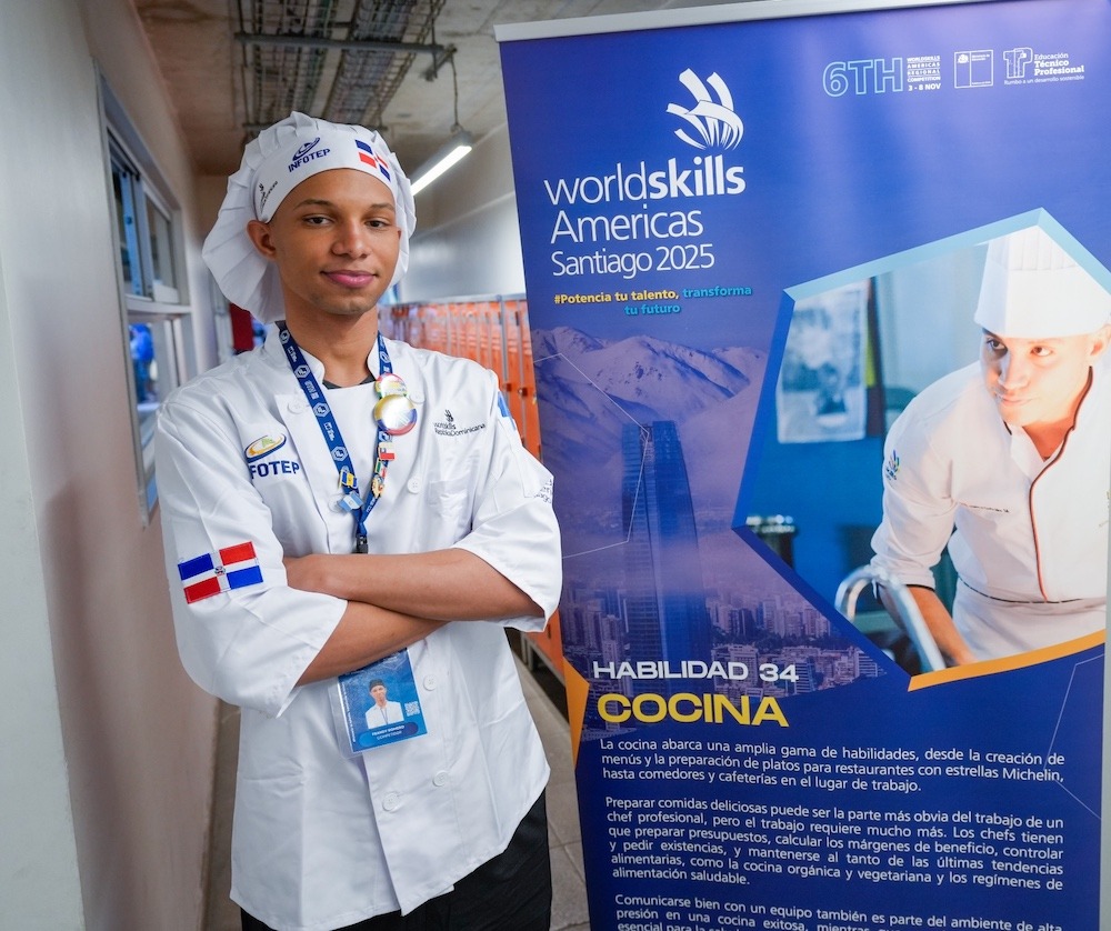 Frandy Romero ganó en el área de Cocina.