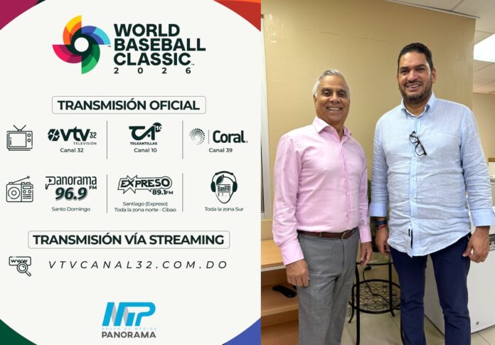 Valentín Báez, vicepresidente de Operaciones de Telesistema Y Miguel Medina, CEO de Grupo de Medios Panorama.