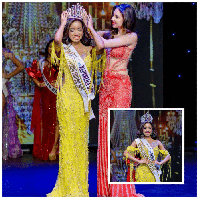 Melissa Hanley hizo historia al convertirse en la primera dominicana en ser elegida “Teen Petite Towering Universe 2025”.