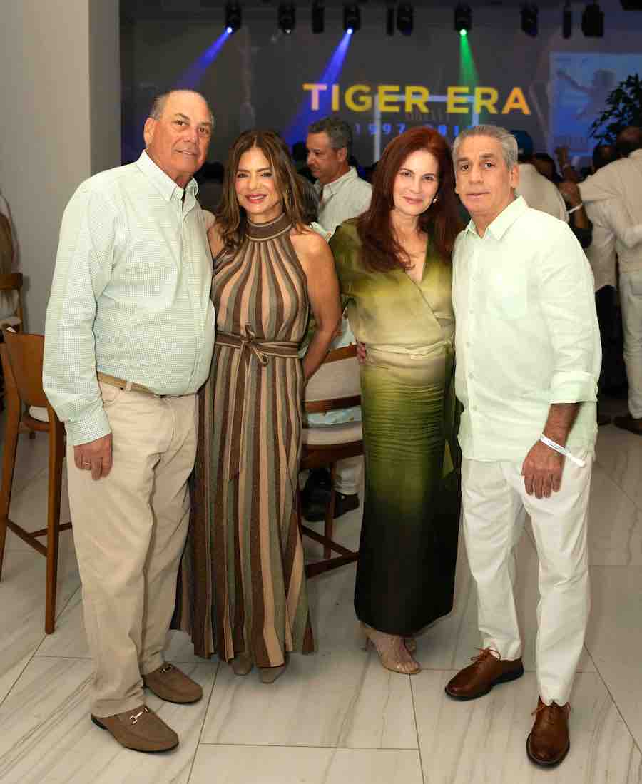 Ricardo Hazoury, Lissette Hazoury, Judith Hazoury y Fernando Hazoury.