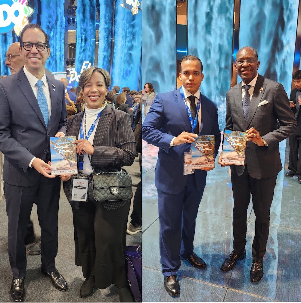 Sigmund Freund y Milka Hernández (foto izquierda). Alberto Gonzalez y Carlos Peguero (foto derecha).