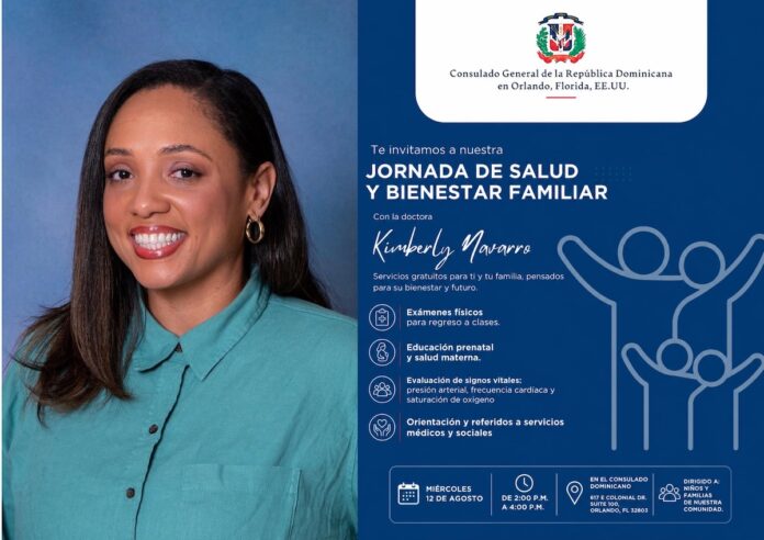 La jornada estará a cargo de la doctora Kimberly Navarro.
